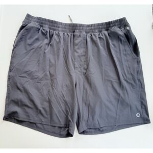 Tasc Performance Shorts Mens XXL Gray Lined Organic Cotton Bamboo Blend